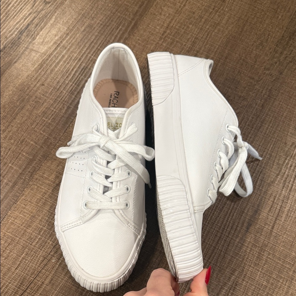 Rachel Zoe Classic White Sneakers - Picture 7 of 12